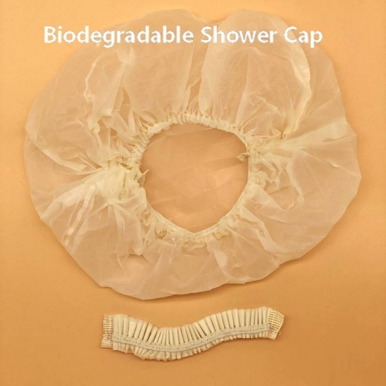 Clear Biodegradable Plastic Shower Cap