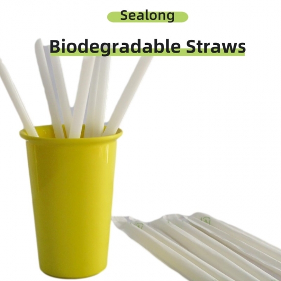 100% Biodegradable Plastic Straws
