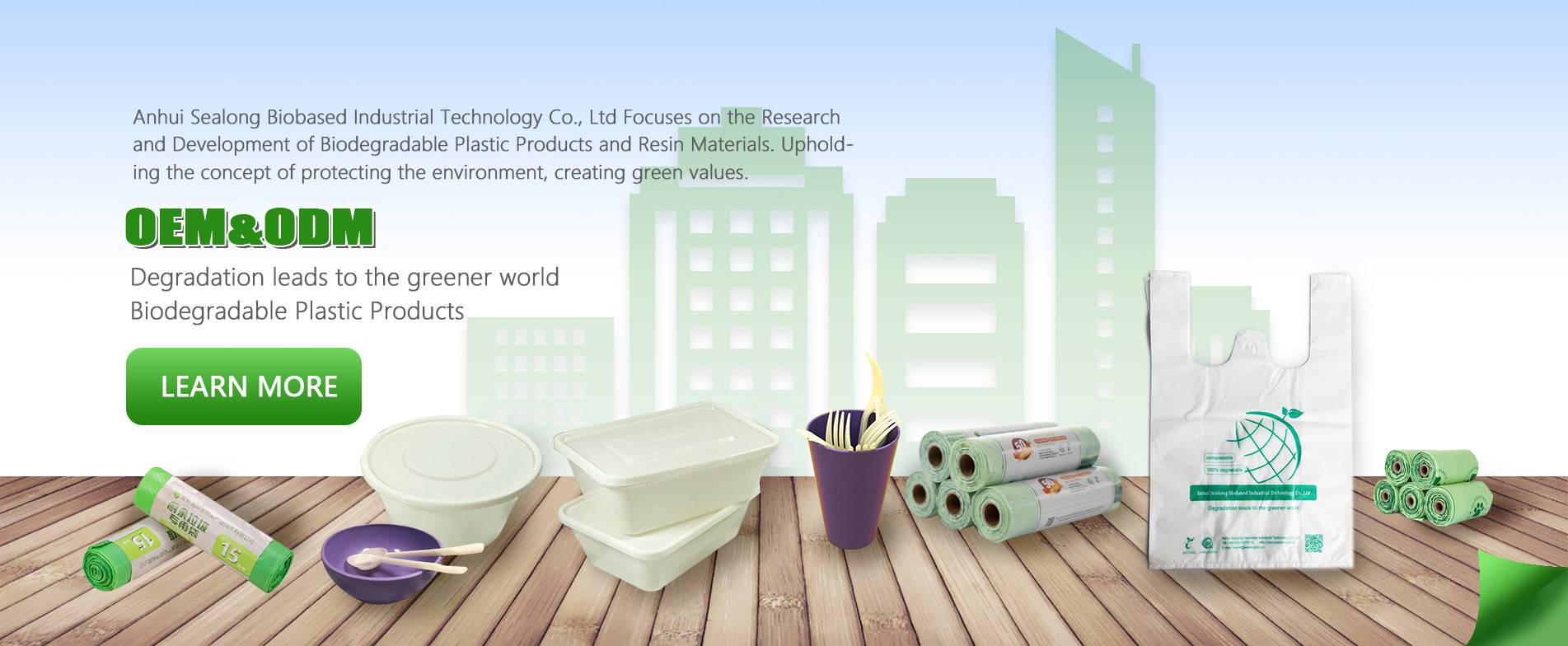 OEM & ODM Biodegradable Plastic Products