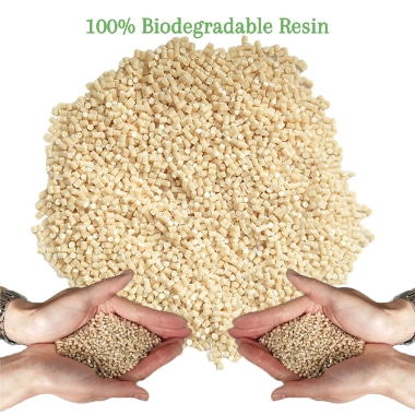 100% Biodegradable Plastic Resin